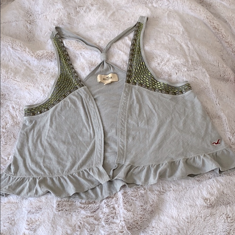 Hollister embellished vest